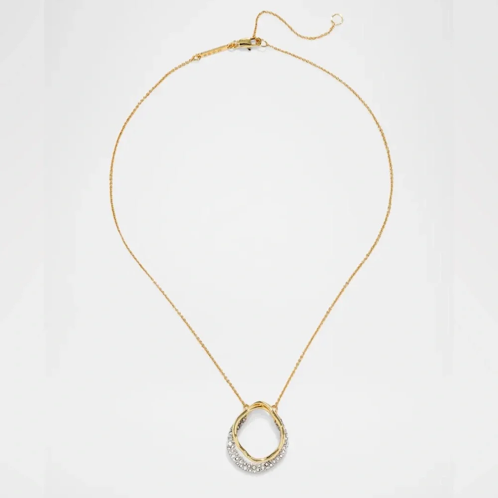 ALEXIS BITTAR • Solanales Gold Crystal Orbit Necklace - Picture 2 of 11